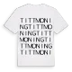 Tittmoning ordlek t-shirt