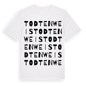Todtenweis ordlek t-shirt – ekologisk bomull t-shirt från Pinshirt