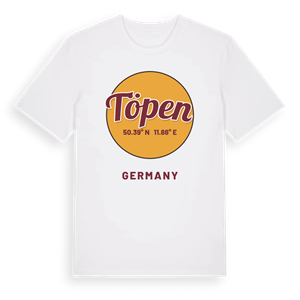 Töpen cirkel t-shirt – ekologisk bomull t-shirt från Pinshirt