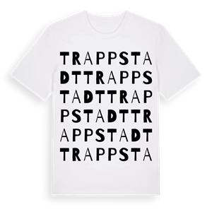 Trappstadt ordlek t-shirt – ekologisk bomull t-shirt från Pinshirt