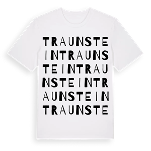 Traunstein ordlek t-shirt – ekologisk bomull t-shirt från Pinshirt