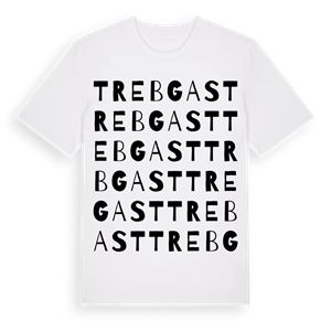 Trebgast ordlek t-shirt – ekologisk bomull t-shirt från Pinshirt