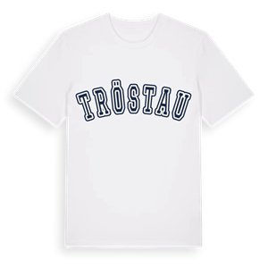 Tröstau college t-shirt – ekologisk bomull t-shirt från Pinshirt