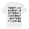 Tröstauer Forst-Ost ordlek t-shirt