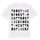 Tröstauer Forst-West ordlek t-shirt