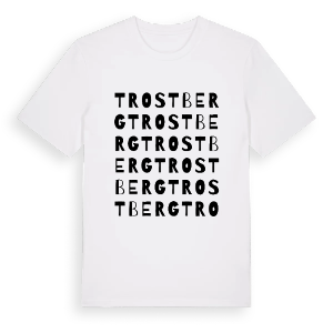 Trostberg ordlek t-shirt – ekologisk bomull t-shirt från Pinshirt