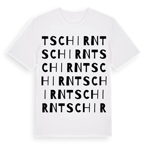 Tschirn ordlek t-shirt – ekologisk bomull t-shirt från Pinshirt