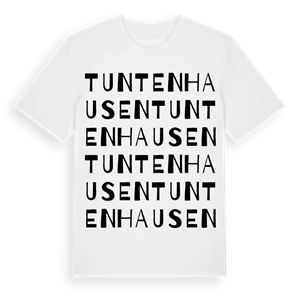 Tuntenhausen ordlek t-shirt – ekologisk bomull t-shirt från Pinshirt
