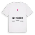 Unterfranken karta t-shirt
