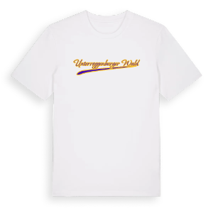 Unterroggenburger Wald baseball t-shirt – ekologisk bomull t-shirt från Pinshirt