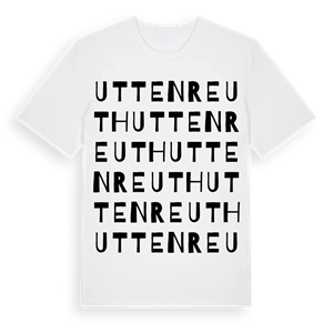 Uttenreuth ordlek t-shirt – ekologisk bomull t-shirt från Pinshirt