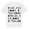 Vach, Flexdorf, Ritzmannshof ordlek t-shirt