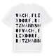 Vach, Flexdorf, Ritzmannshof ordlek t-shirt
