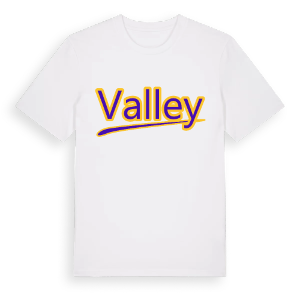 Valley baseball t-shirt – ekologisk bomull t-shirt från Pinshirt