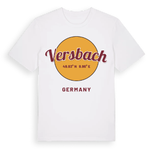 Versbach cirkel t-shirt – ekologisk bomull t-shirt från Pinshirt