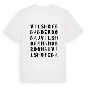 Vilshofen an der Donau ordlek t-shirt – ekologisk bomull t-shirt från Pinshirt