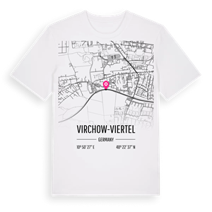 Virchow-Viertel karta t-shirt – ekologisk bomull t-shirt från Pinshirt