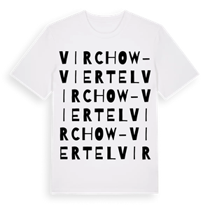 Virchow-Viertel ordlek t-shirt – ekologisk bomull t-shirt från Pinshirt