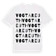 Vogtareuth ordlek t-shirt