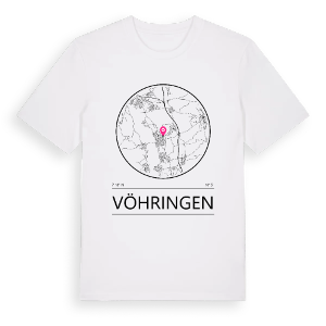 Vöhringen t-shirt – ekologisk bomull t-shirt från Pinshirt