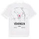 Vöhringen karta t-shirt