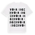 Vöhringen ordlek t-shirt