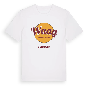 Waag cirkel t-shirt – ekologisk bomull t-shirt från Pinshirt