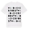 Waidacher Forst ordlek t-shirt