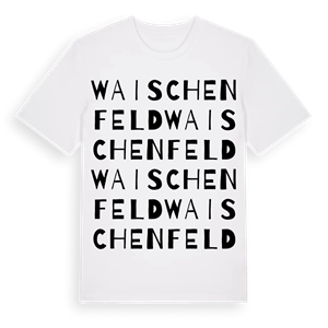 Waischenfeld ordlek t-shirt – ekologisk bomull t-shirt från Pinshirt