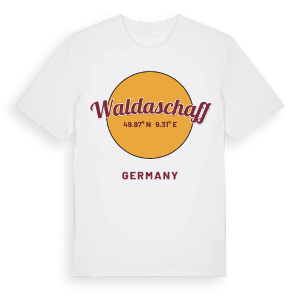 Waldaschaff cirkel t-shirt – ekologisk bomull t-shirt från Pinshirt