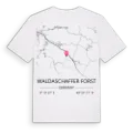 Waldaschaffer Forst karta t-shirt