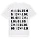 Waldkolonie ordlek t-shirt
