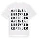 Waldkraiburg ordlek t-shirt
