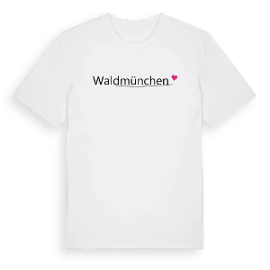 Waldmünchen hjärta t-shirt – ekologisk bomull t-shirt från Pinshirt