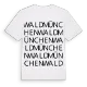 Waldmünchen ordlek t-shirt
