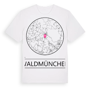 Waldmünchen t-shirt – ekologisk bomull t-shirt från Pinshirt
