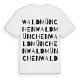 Waldmünchen ordlek t-shirt