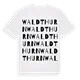 Waldthurn ordlek t-shirt