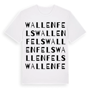 Wallenfels ordlek t-shirt – ekologisk bomull t-shirt från Pinshirt