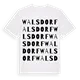 Walsdorf ordlek t-shirt