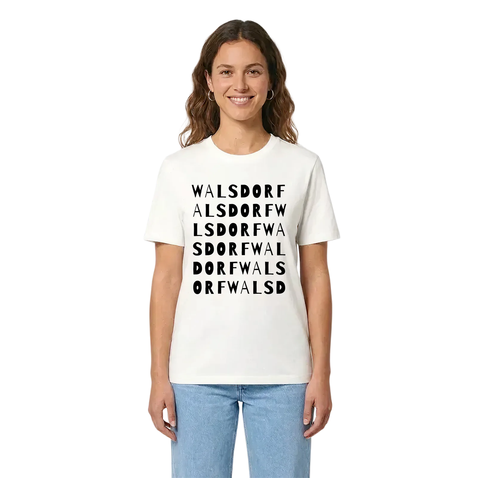 Walsdorf ordlek t-shirt – White, i miljö