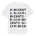 Warmensteinach ordlek t-shirt