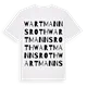 Wartmannsroth ordlek t-shirt