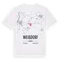 Weißdorf karta t-shirt