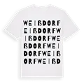 Weißdorf ordlek t-shirt