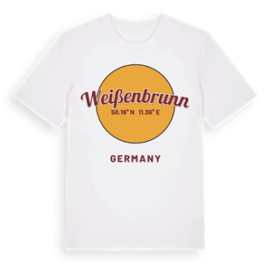 Weißenbrunn cirkel t-shirt – ekologisk bomull t-shirt från Pinshirt