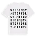 Weißenstadter Forst-Nord ordlek t-shirt