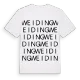 Weiding ordlek t-shirt