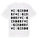 Weigendorf ordlek t-shirt