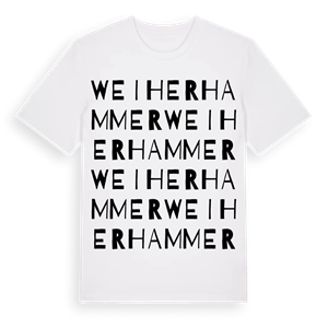 Weiherhammer ordlek t-shirt – ekologisk bomull t-shirt från Pinshirt